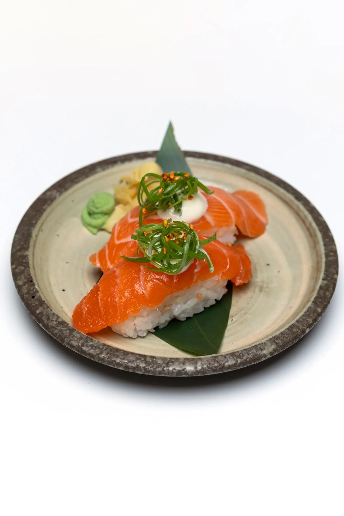 Nigiri með laxi