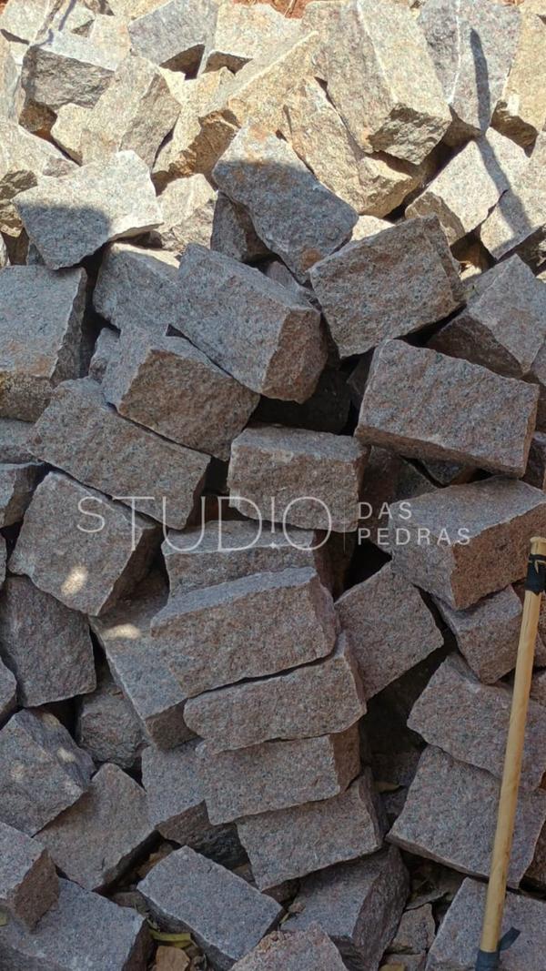 Paralelepípedo de Granito Paralelepípedo Granito Rosado — foto 2