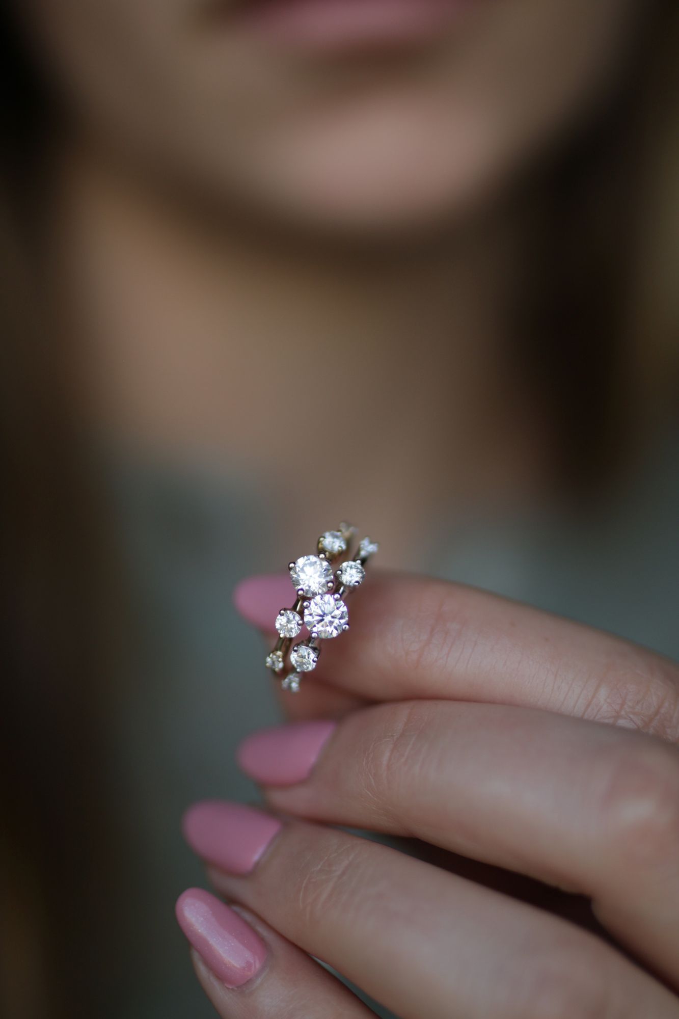 Nangi lab grown diamond ring