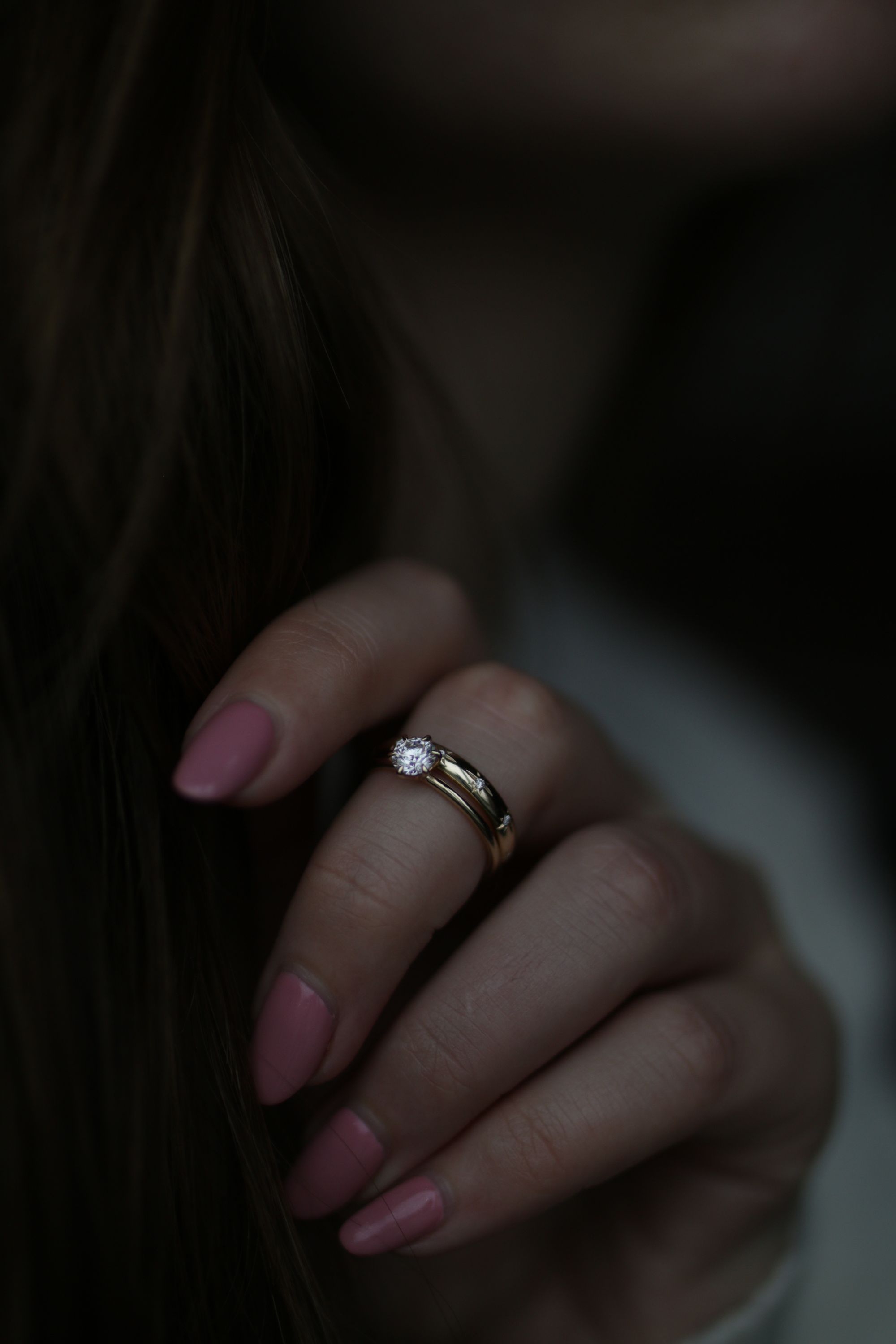 Nangi lab grown diamonds as ear studs