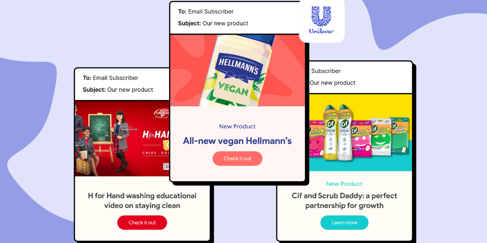 Boosting Unilever's email subscription campaign | Sogody Work