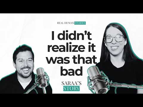 YouTube thumbnail for Saraa's Real Human Stories episode.