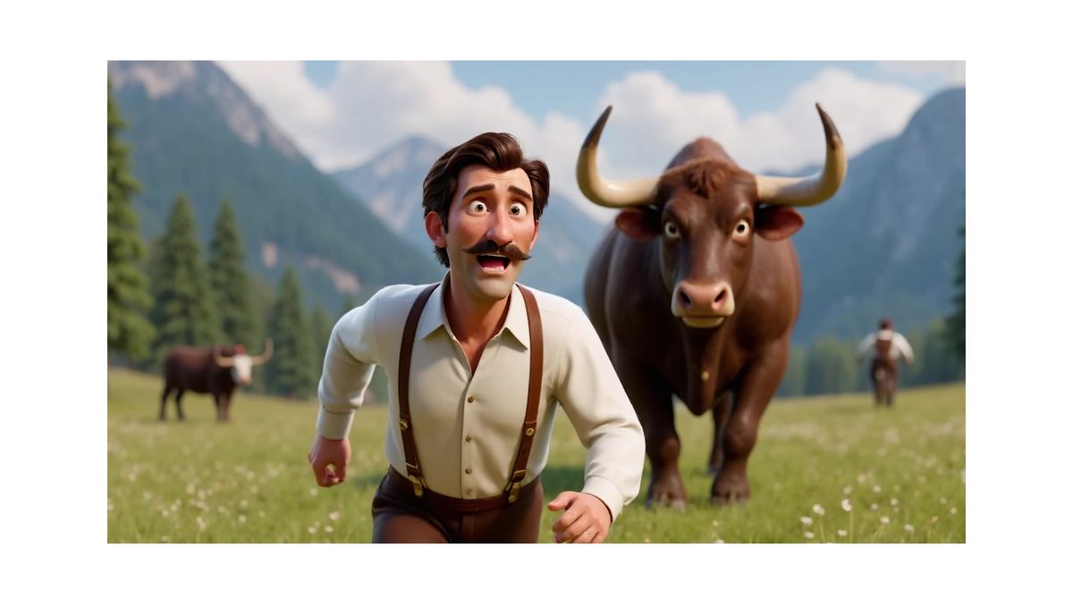 Consistent character results montage in ComfyUI showing the same FLUX-generated character across multiple animated and l
