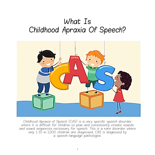 Childhood Apraxia of Speech (CAS): Understanding and Management