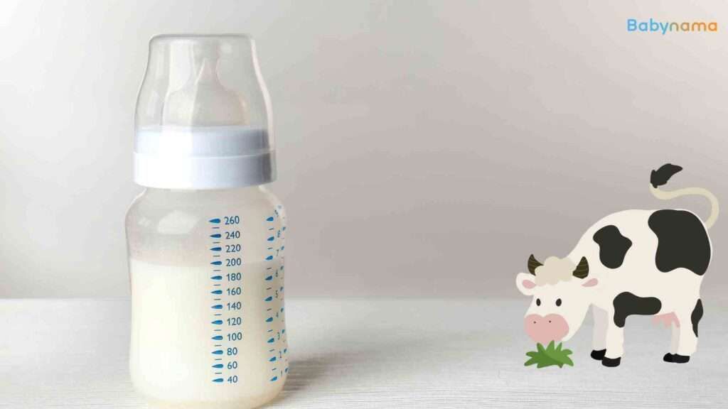 Is cow's milk a safe alternative to breast milk?