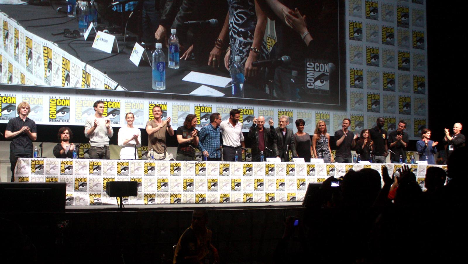 The X-Men: Days of Future Past team at San Diego Comic-Con, 2013.