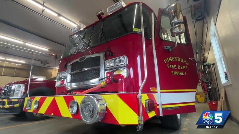 NBC5: Hinesburg Fire Department Buys New Equipment Thanks to Fire Truck Sale