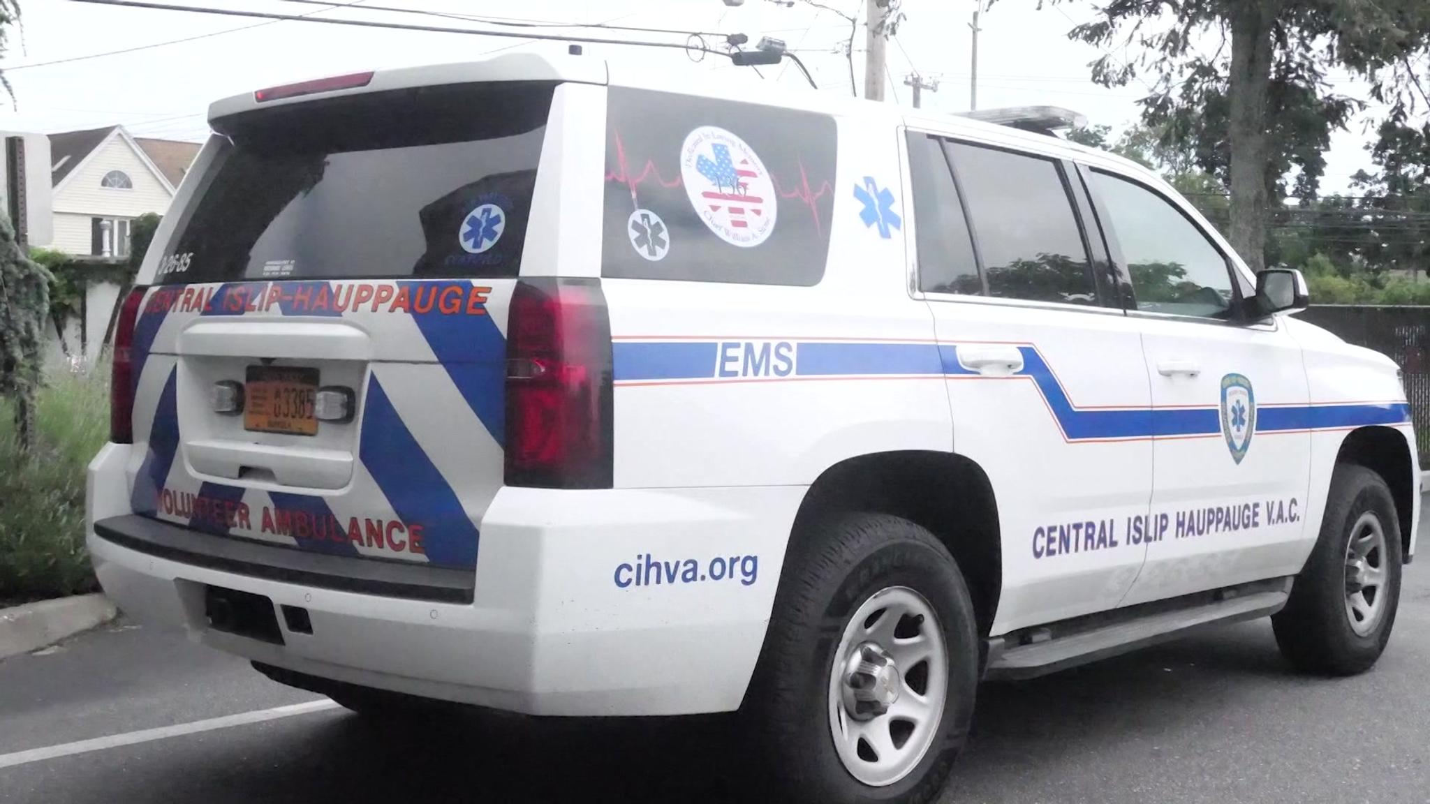 News 12 Long Island: Central Islip-Hauppauge Volunteer Ambulance Corps Turns Old Vehicles Into New Equipment