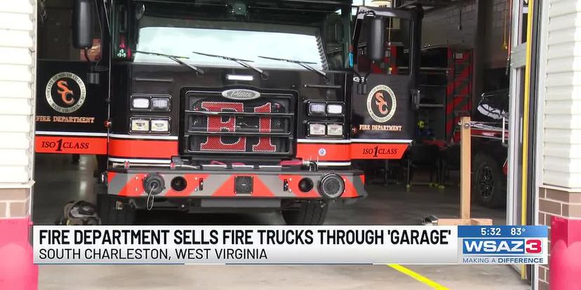 WSAZ: South Charleston Fire Department Sells Fire Trucks Through Garage