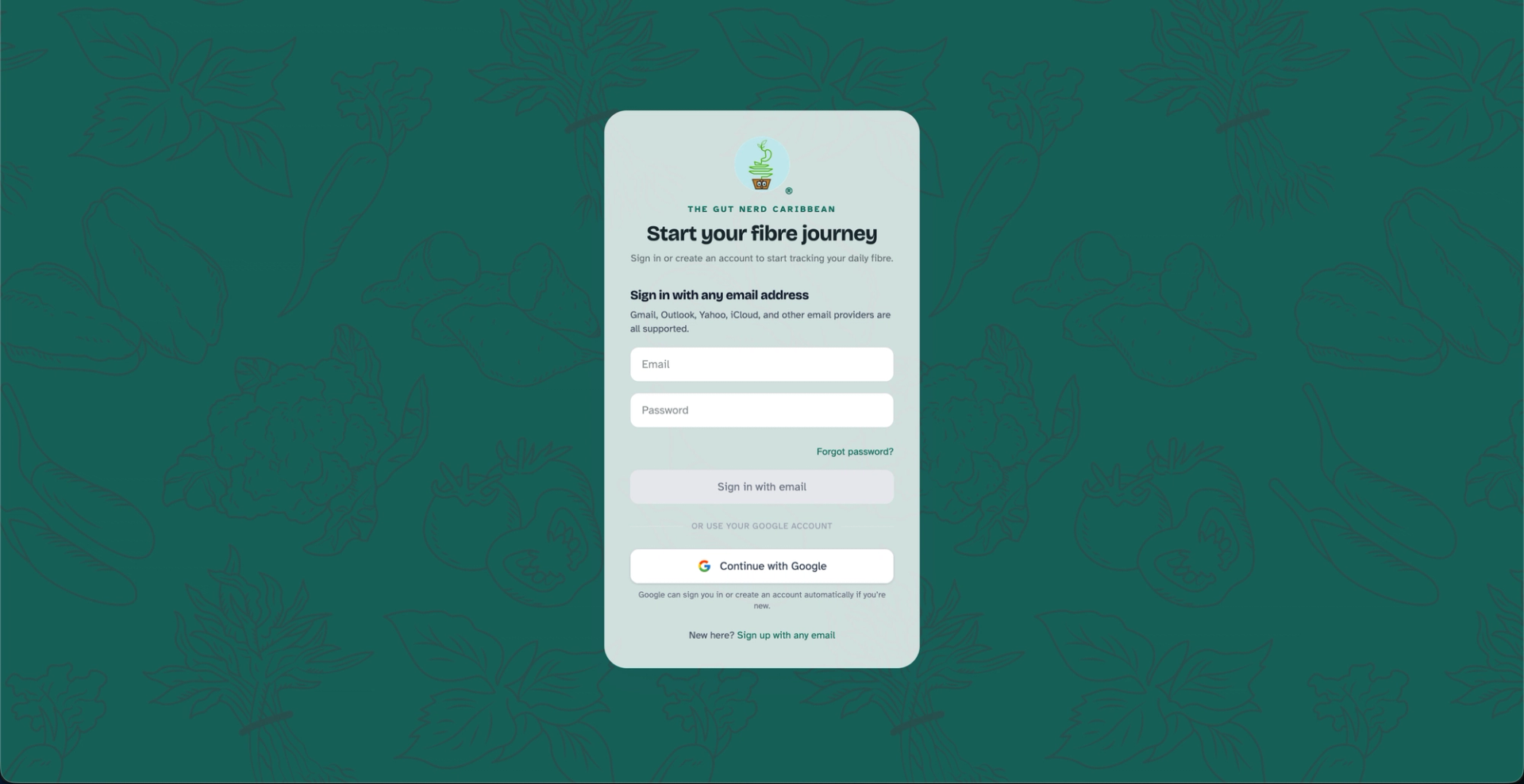 The Gut Nerd App project screen 5