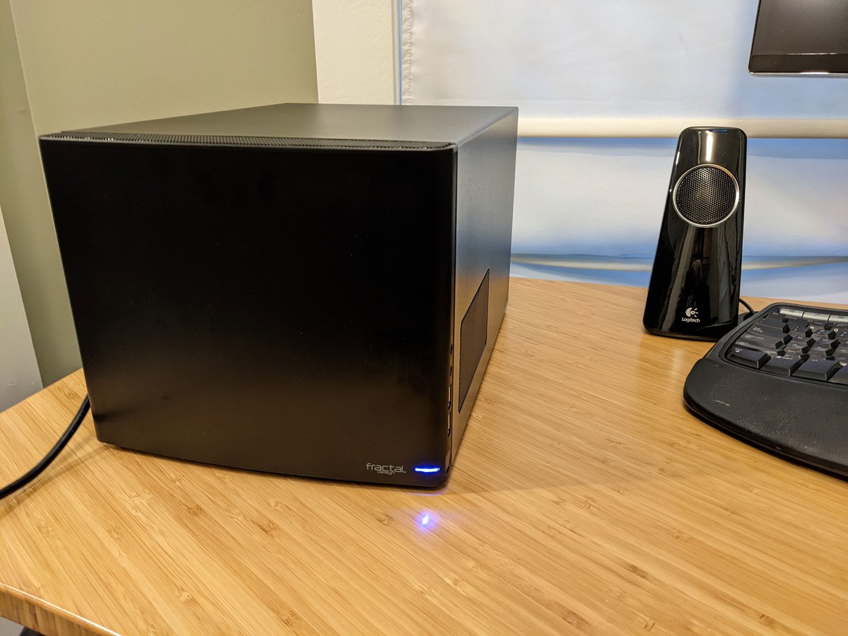 Photo of NAS server on my desk