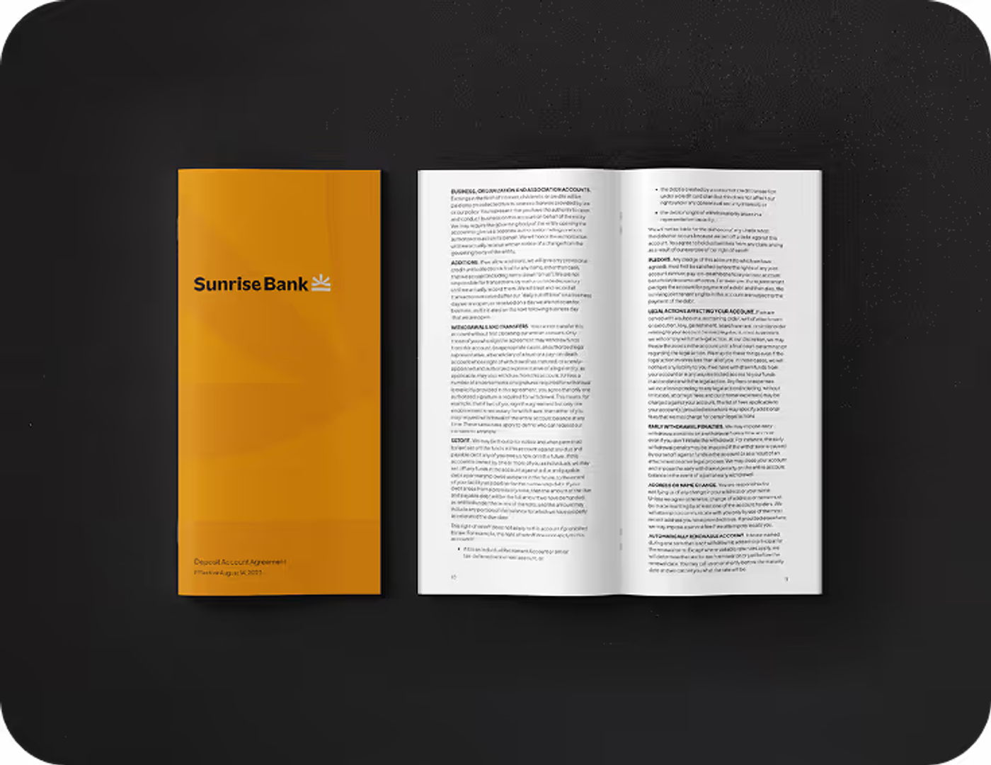 Sunrise Bank Brochure