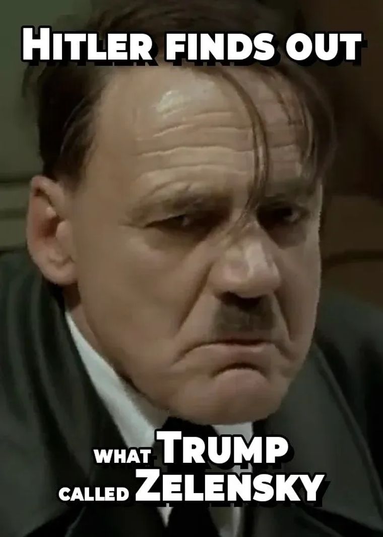 Hitler finds out what Trump called Zelensky — video thumbnail