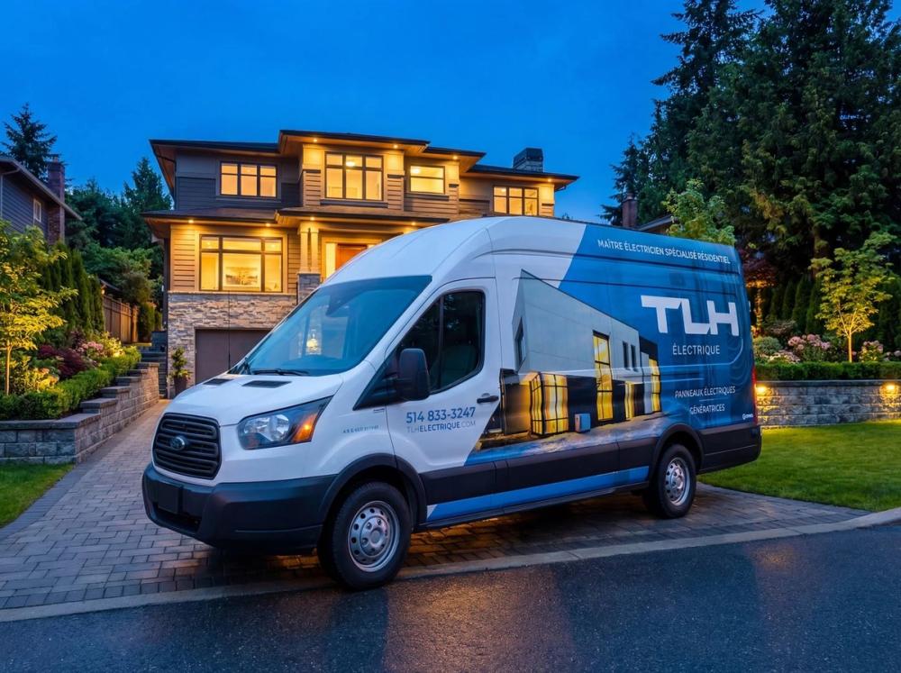 Électricien au travail à Montréal