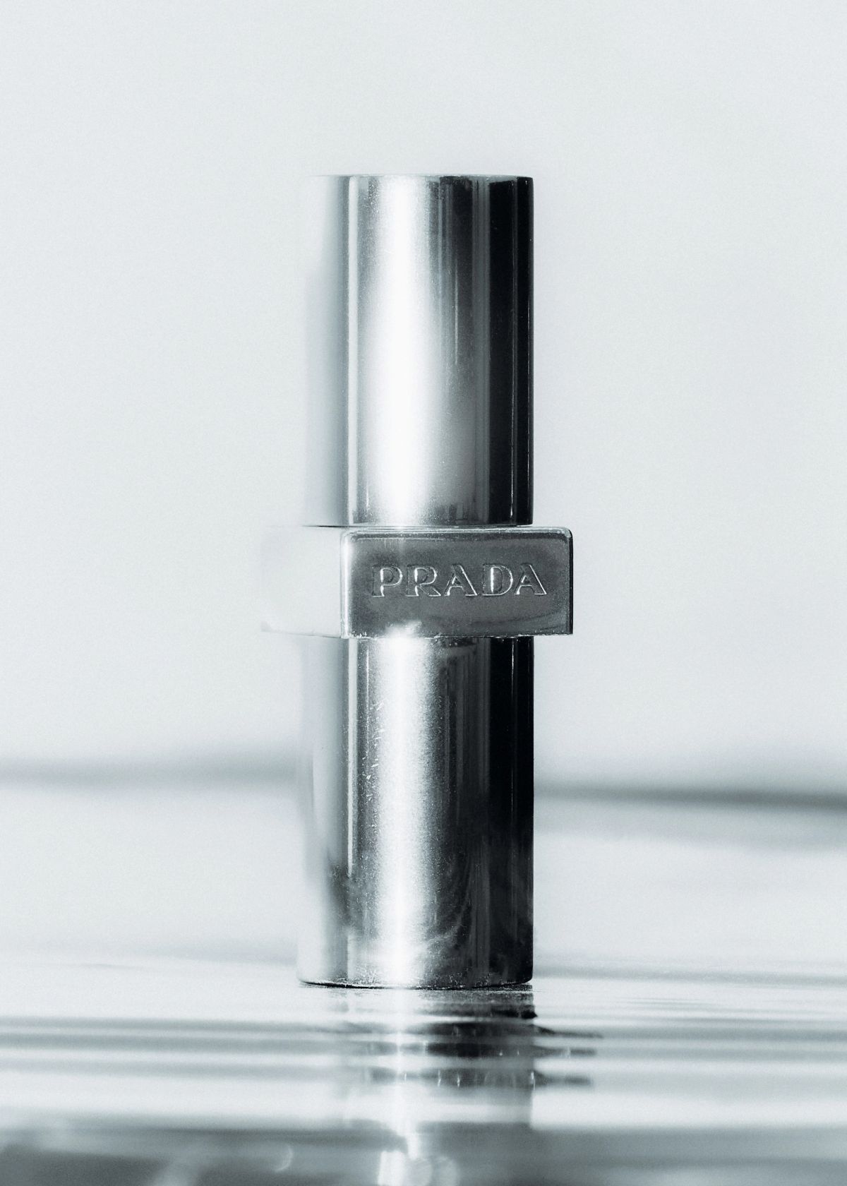 Metal lipstick in its case
