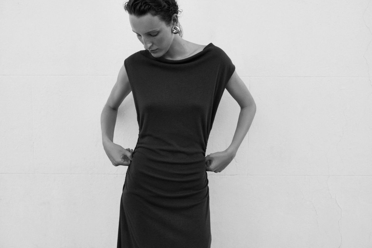 Woman looking downwards