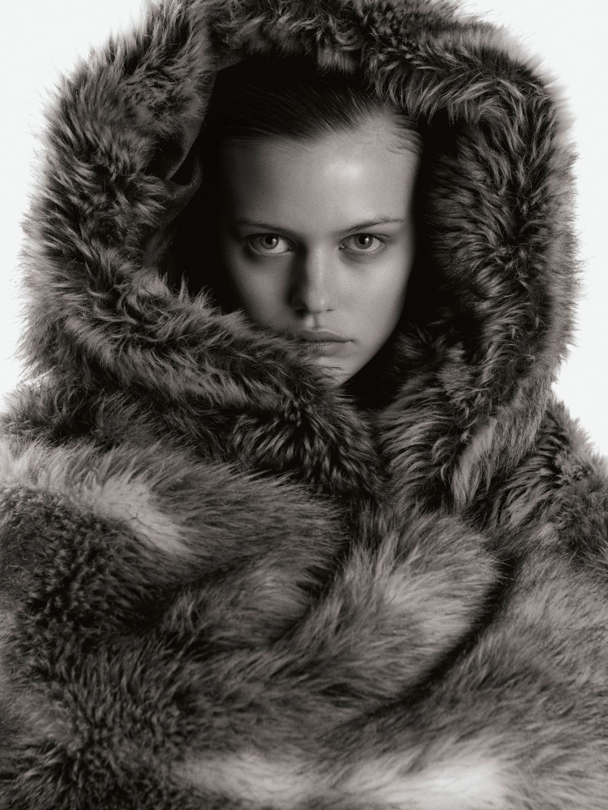 fur jacket editorial