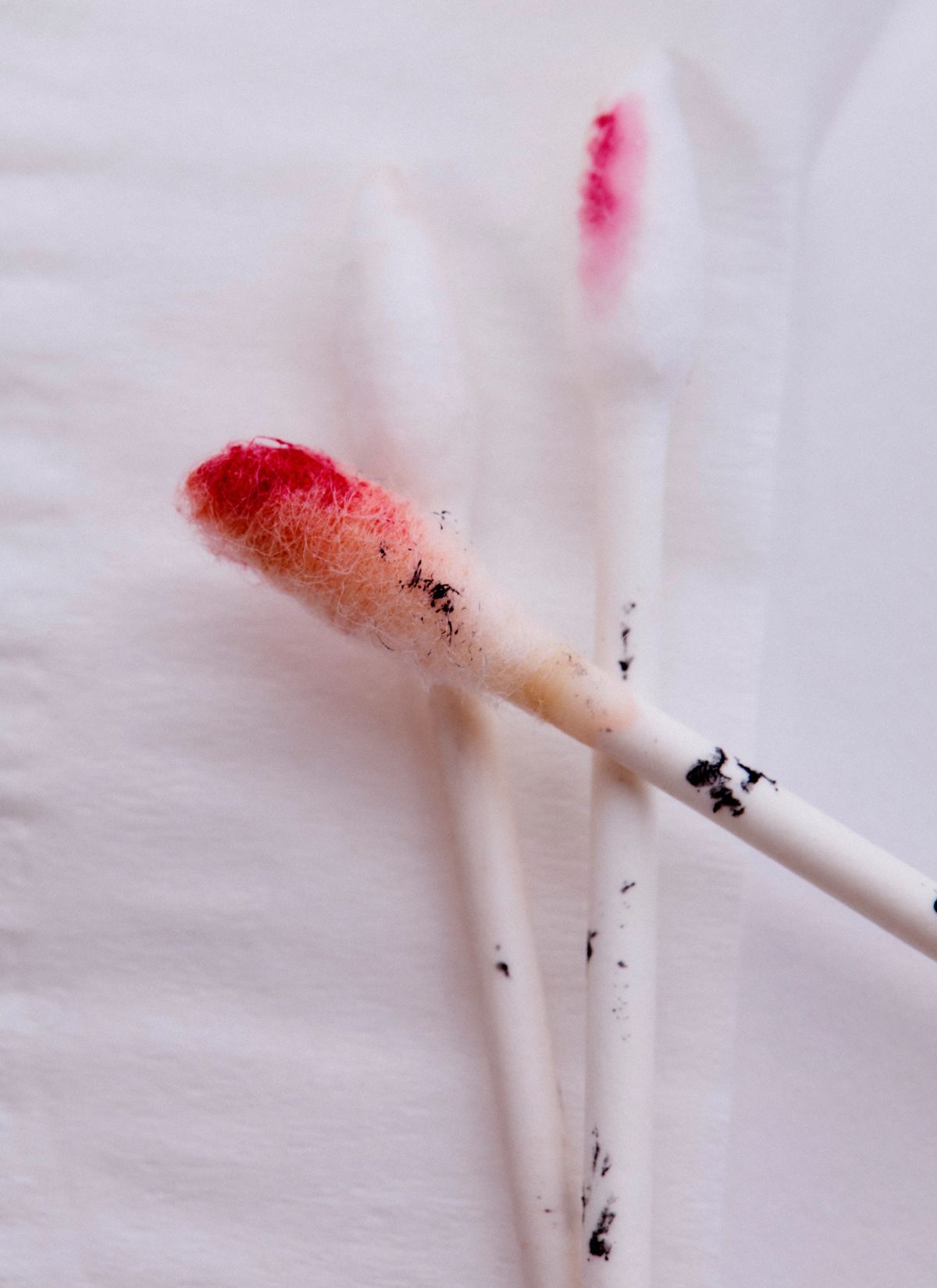 cotton buds red lipstick 