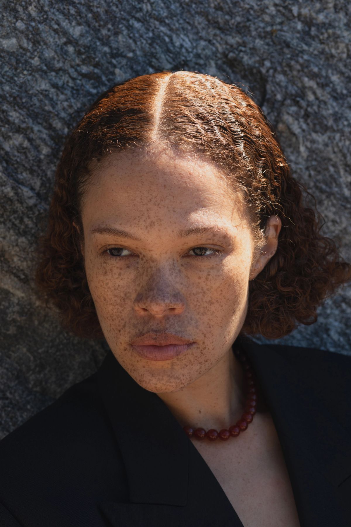 cropped shot of women with freckles