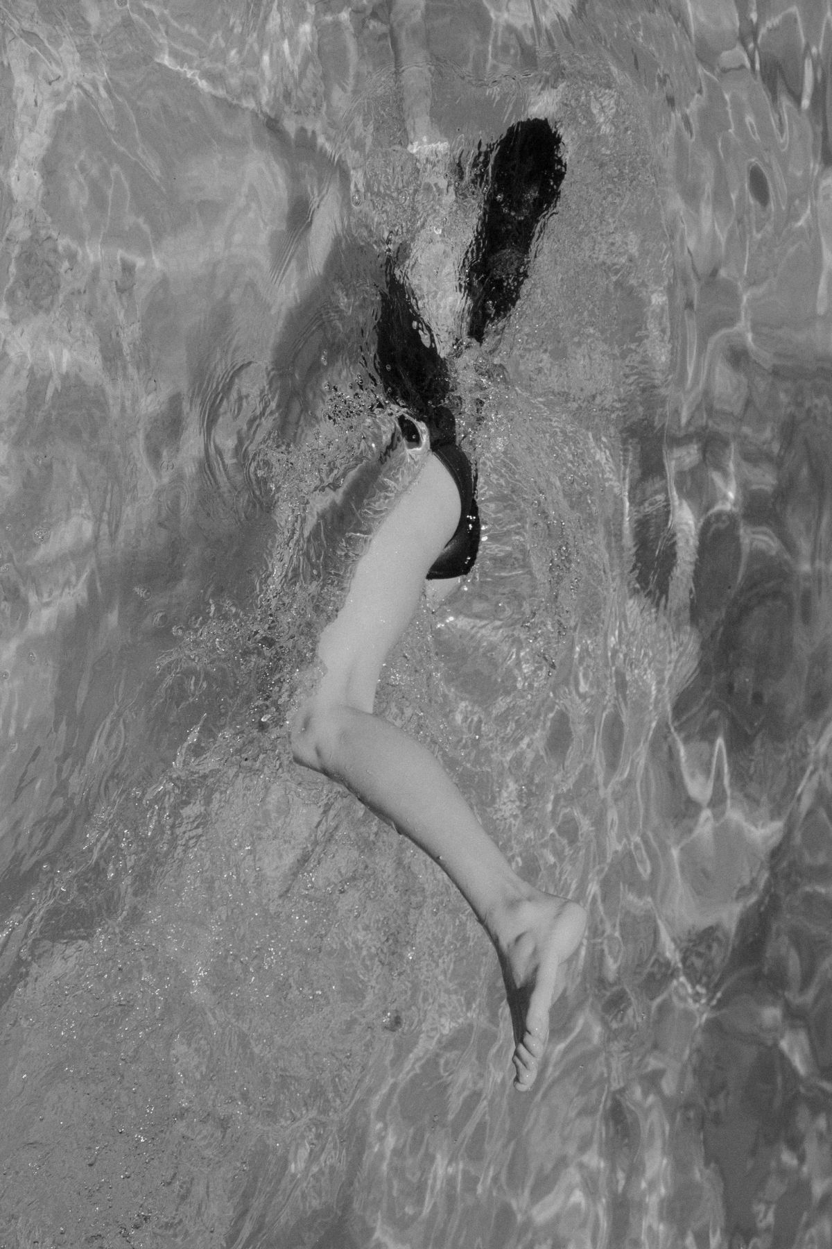 Woman swimming