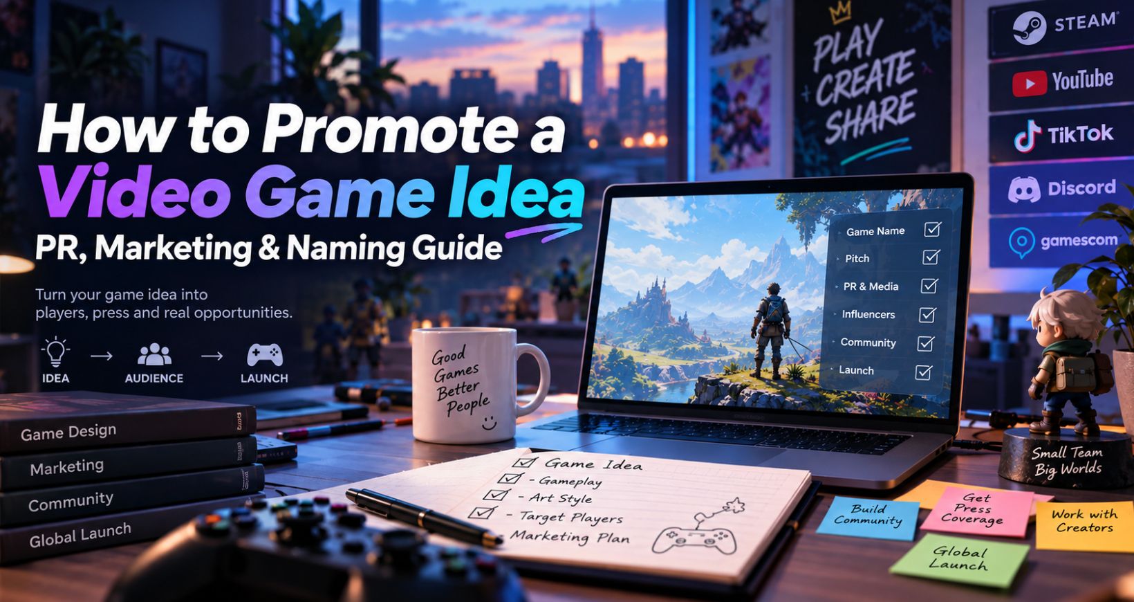 How to Promote a Video Game Idea: A Complete Guide
