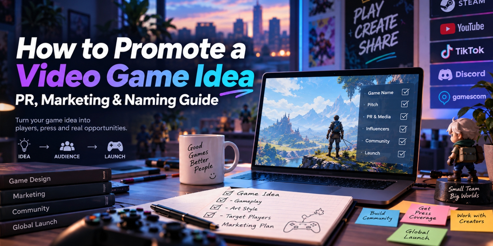 How to Promote a Video Game Idea: A Complete Guide