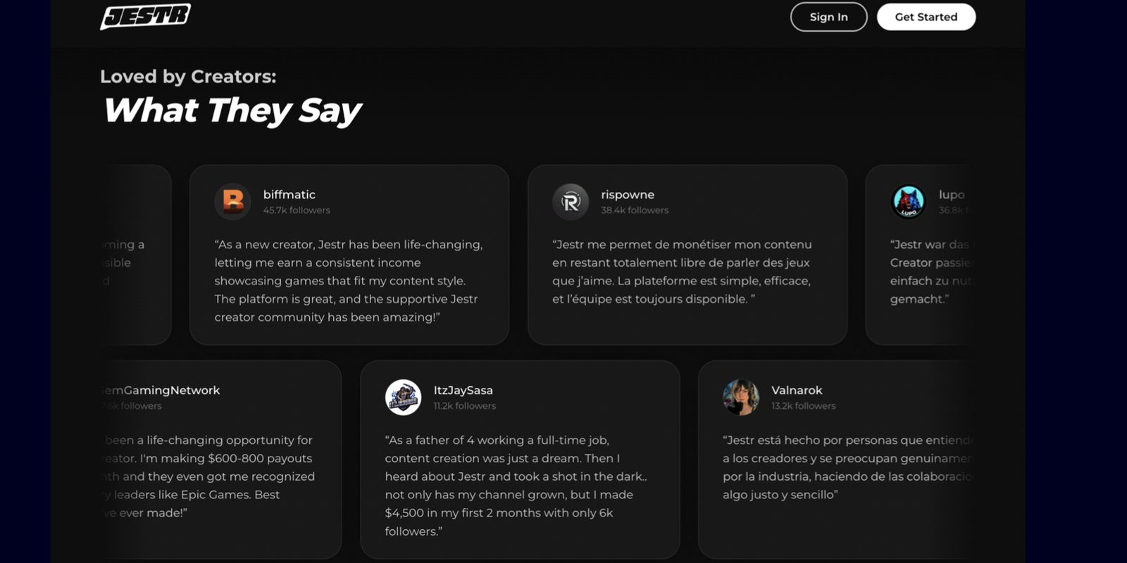 Creator Marketplace Model