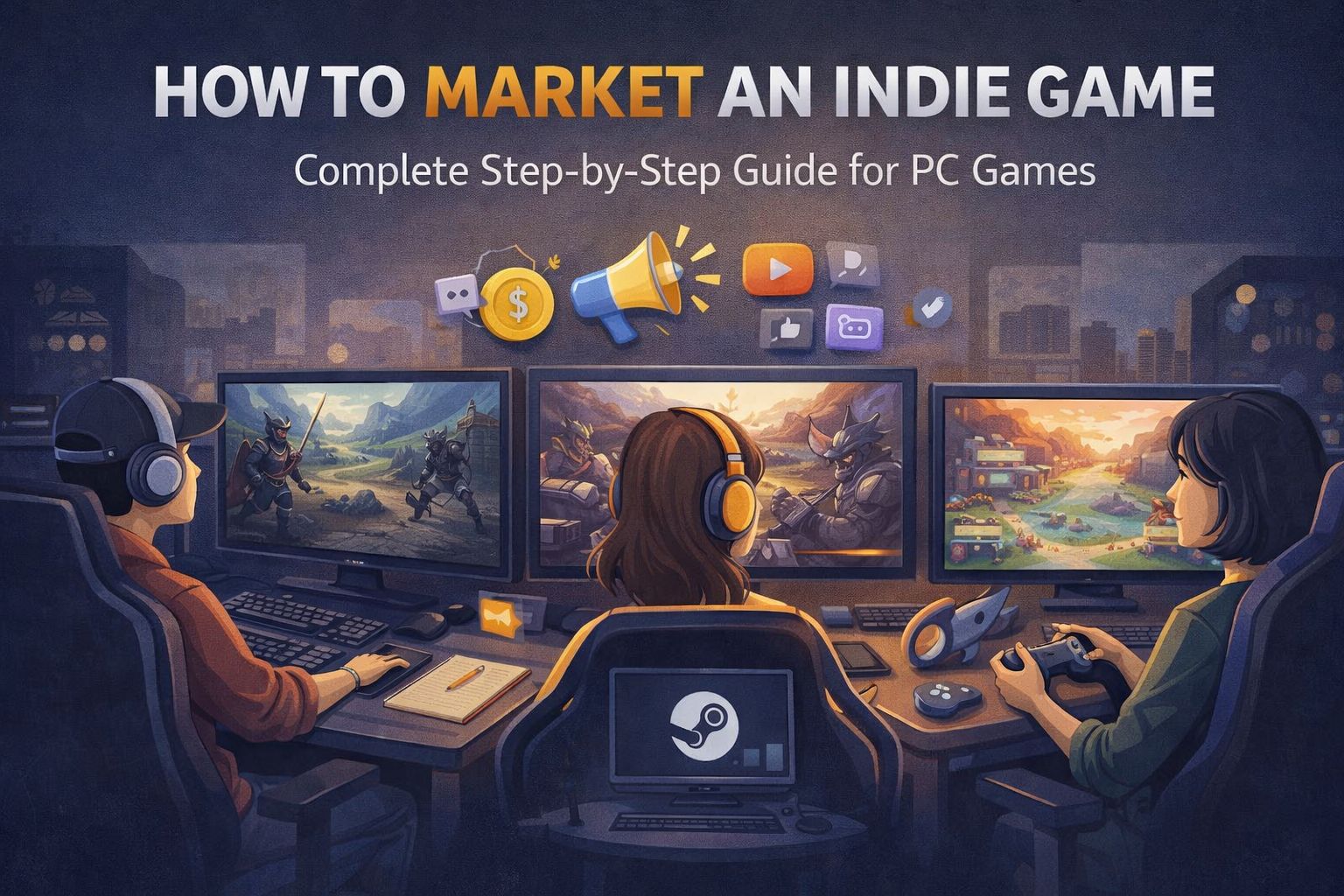 How to Market an Indie Game: Complete Step-by-Step Guide for PC Games