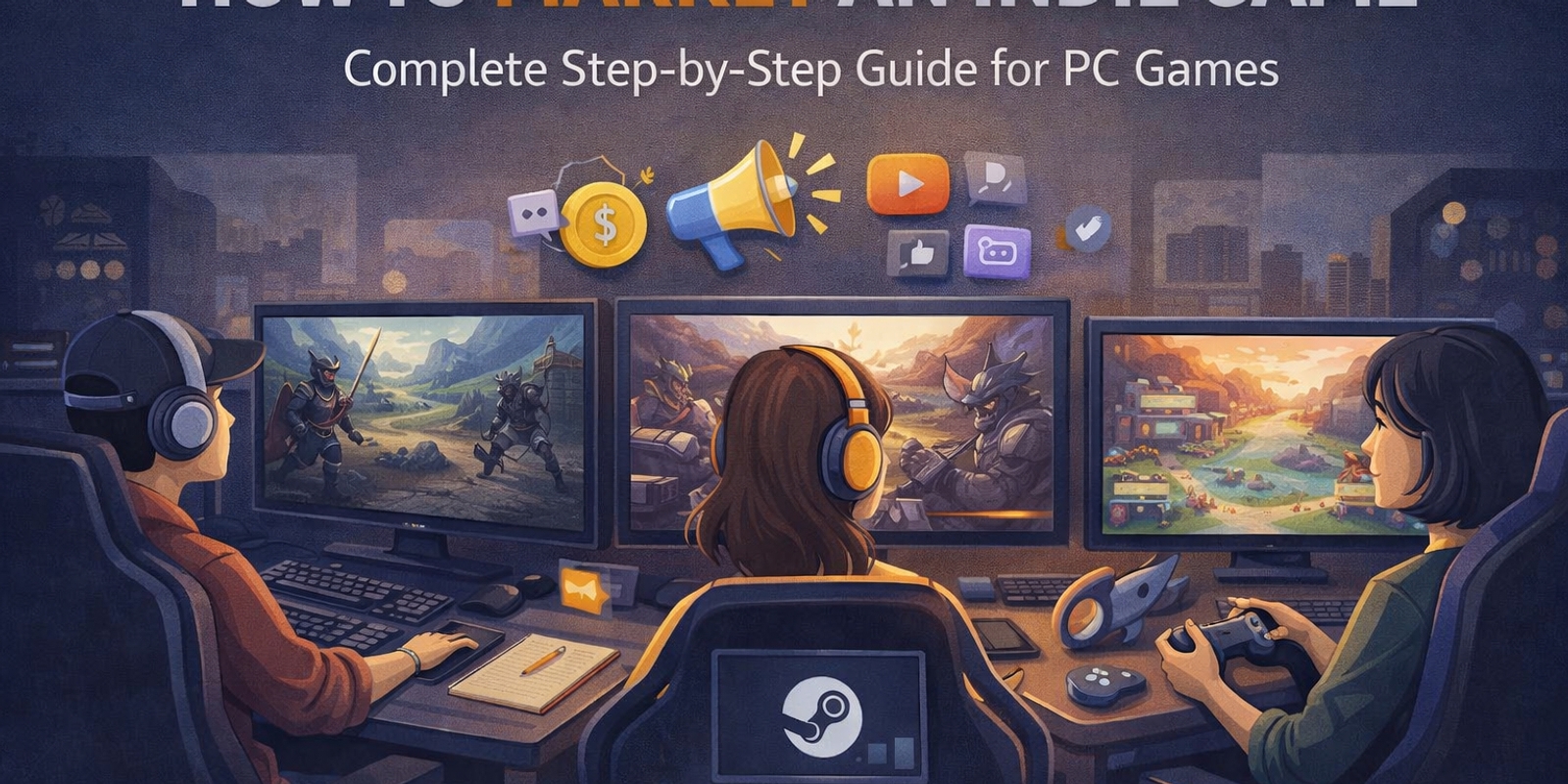 How to Market an Indie Game: Complete Step-by-Step Guide for PC Games