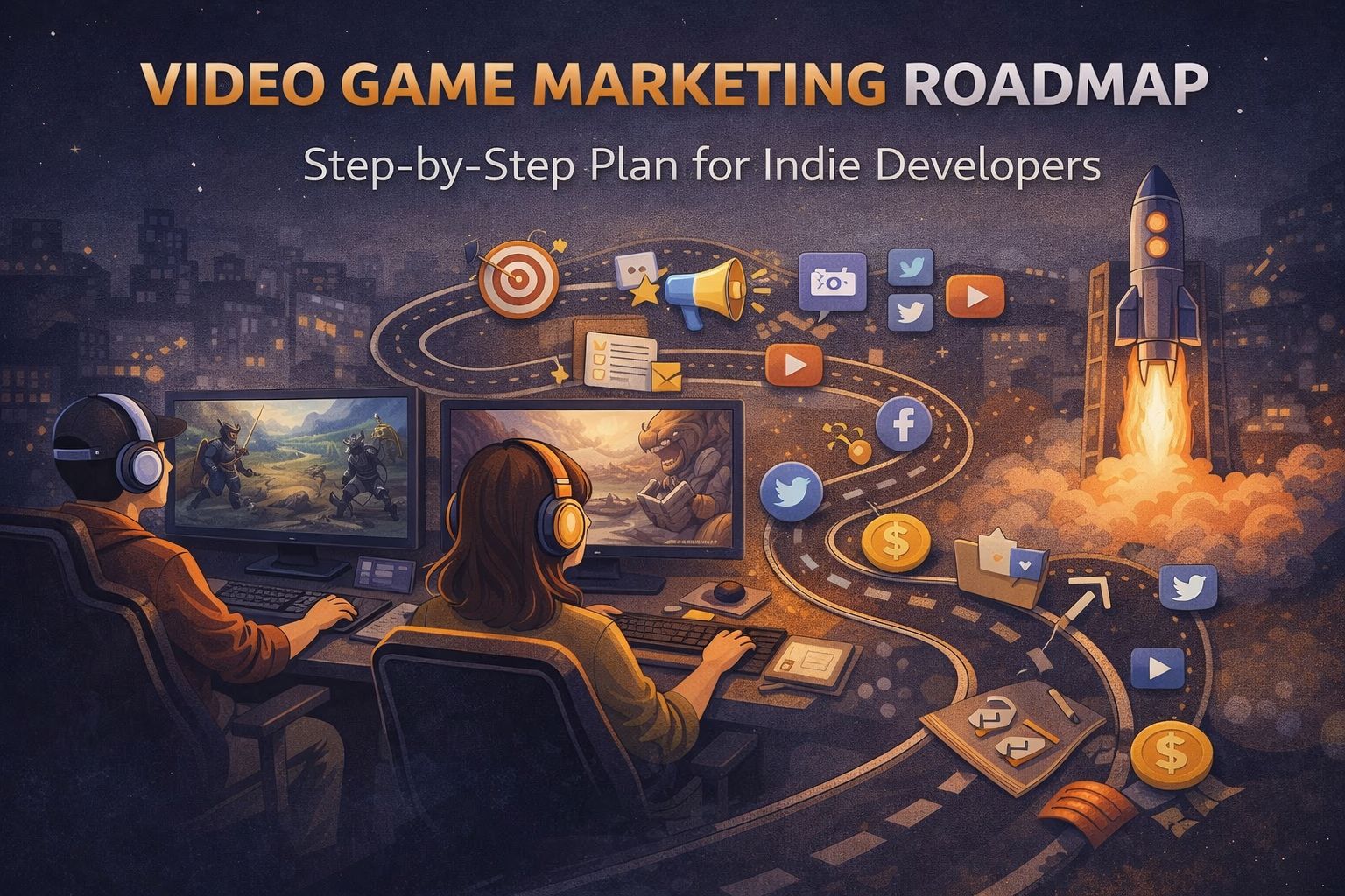 Video Game Marketing Roadmap: Step-by-Step Plan for Indie Developers