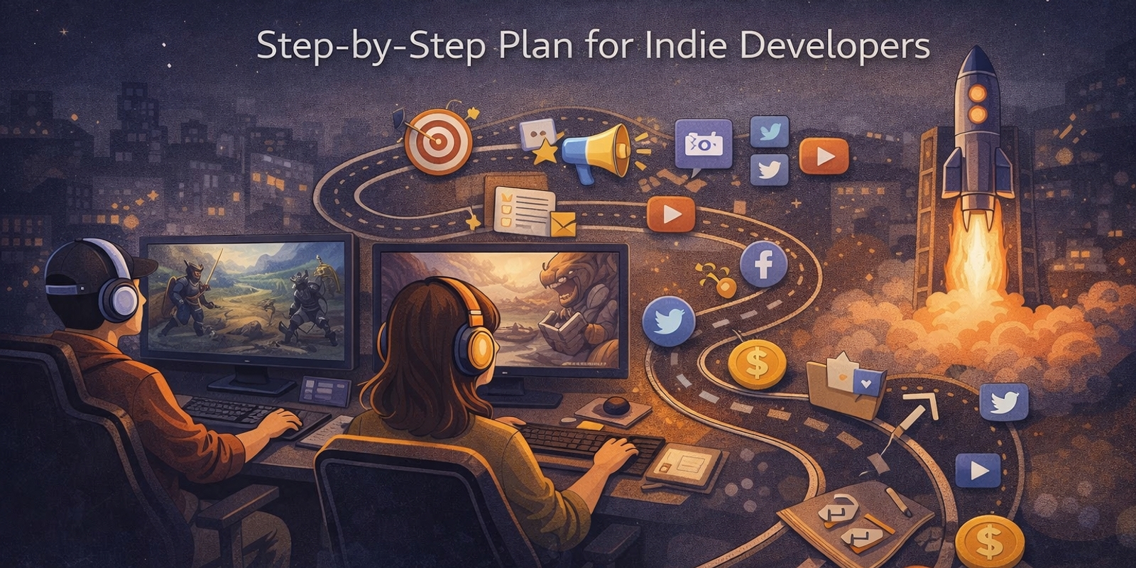 Video Game Marketing Roadmap: Step-by-Step Plan for Indie Developers