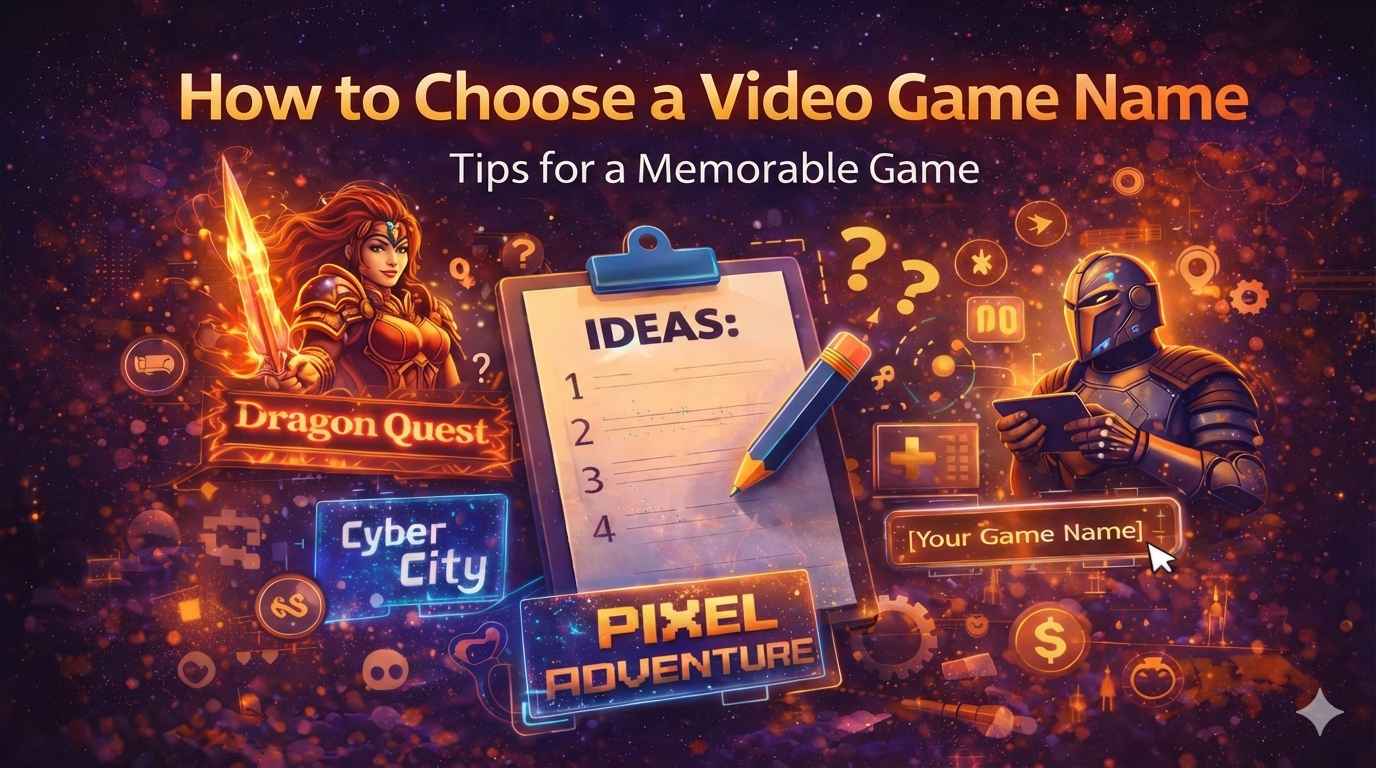 How to Choose a Video Game Name