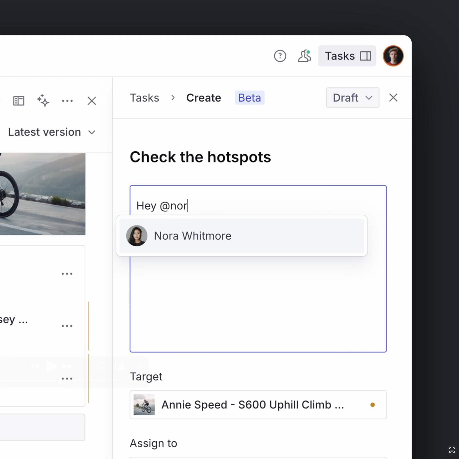 Adding a comment in Sanity Studio