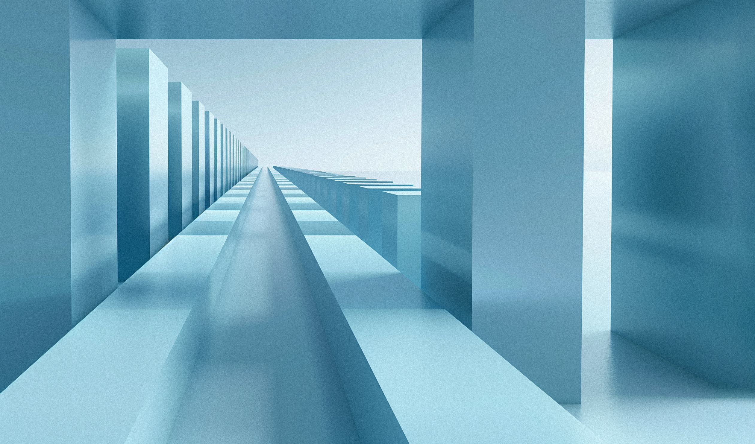 Abstract walkway