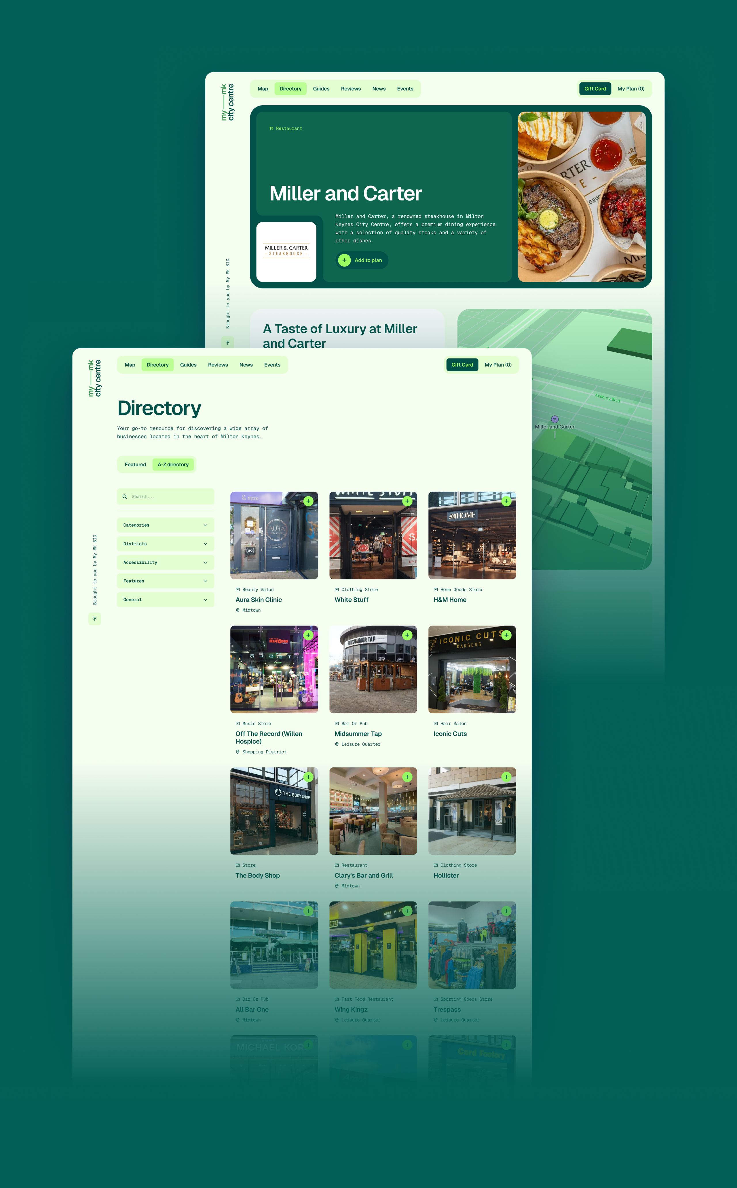 My-MK City Centre Website Business Directory
