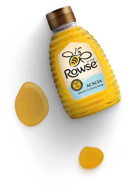 Rowse bottle of Acacia honey