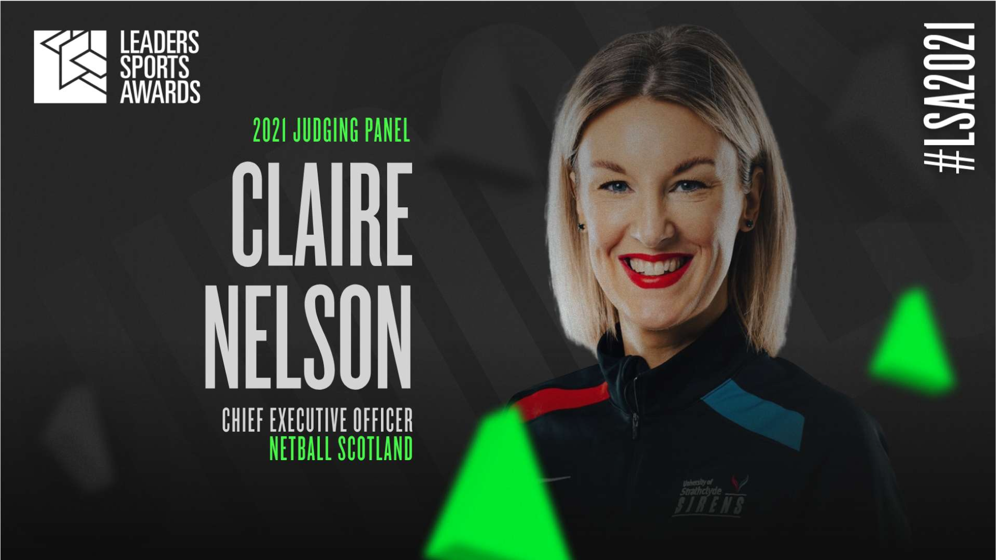 Leaders Sports Awards 2021 Judge Claire Nelson