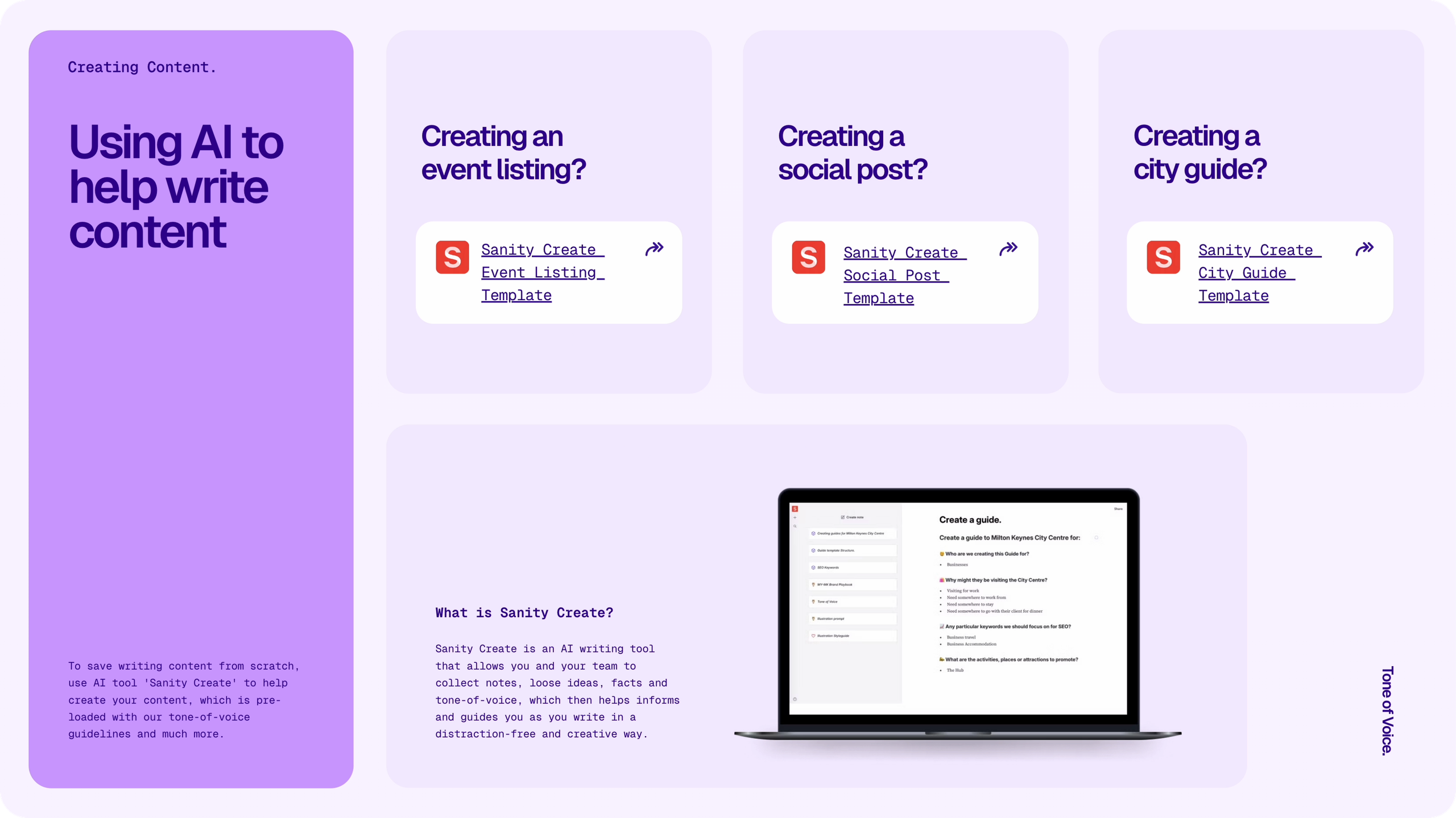 My-MK City Centre Brand AI Sanity Create