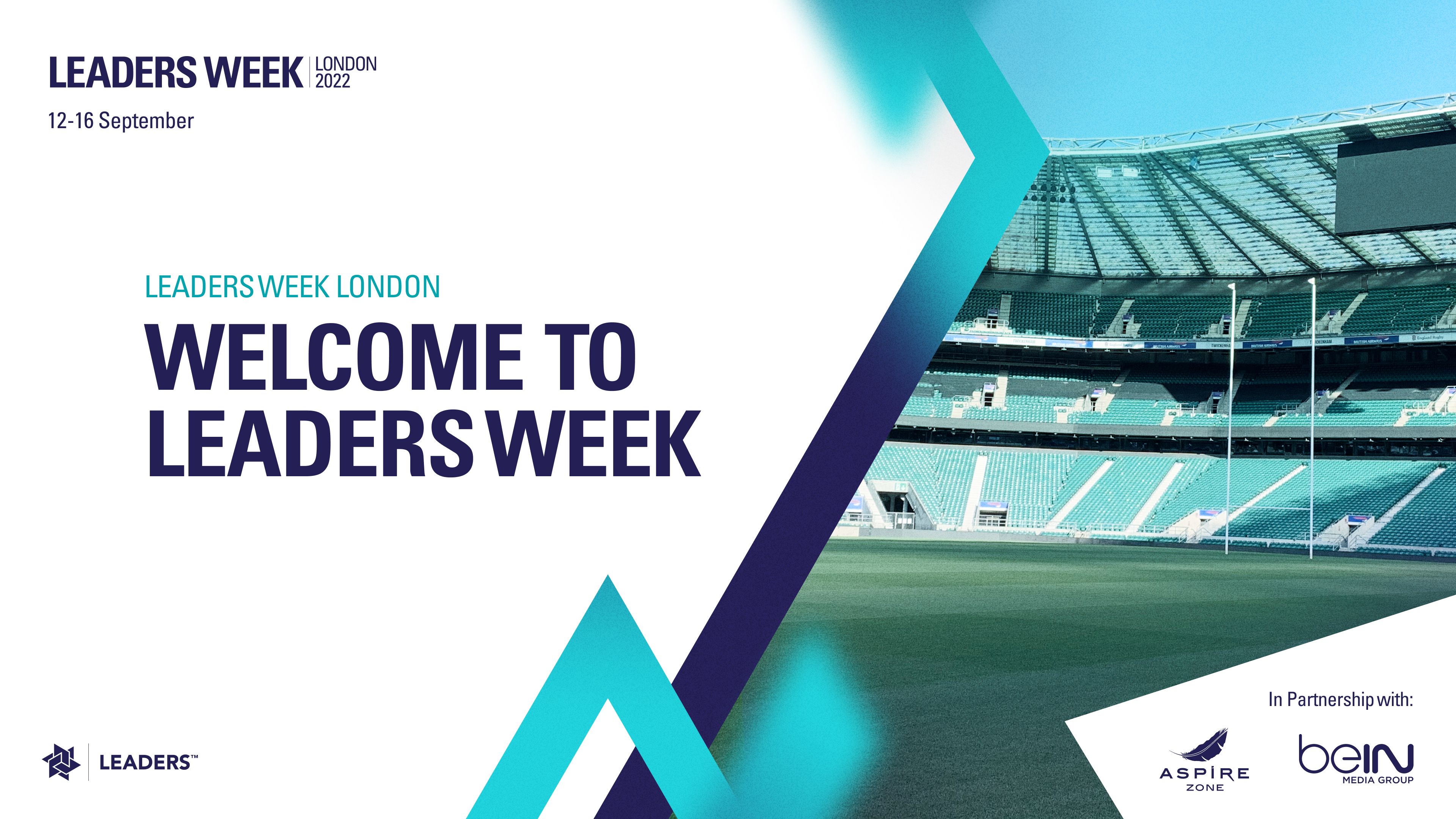 Leaders Week Design Brand refresh for Leaders' flagship event | evensix