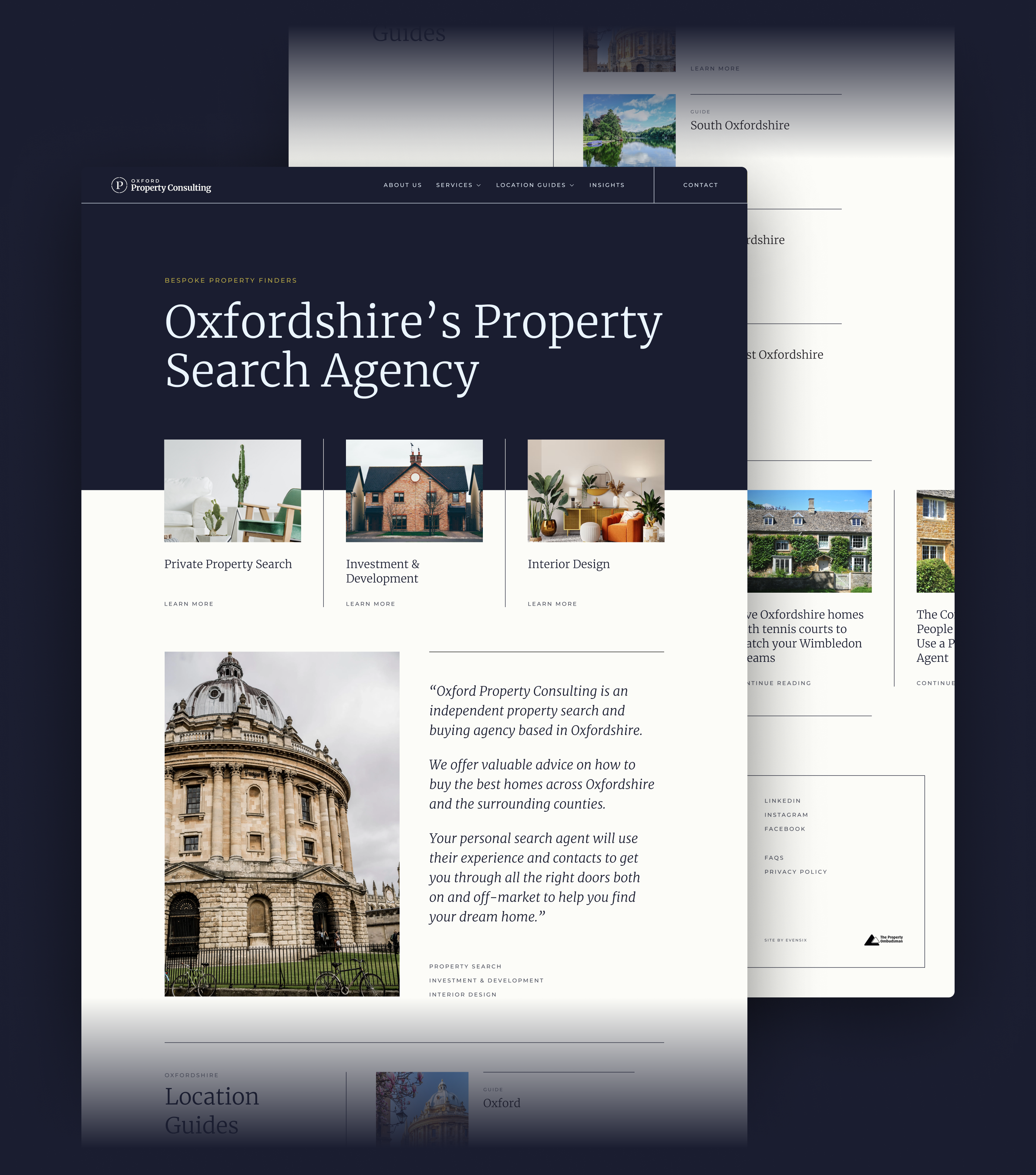 evensix Oxford Property Consulting Homepage