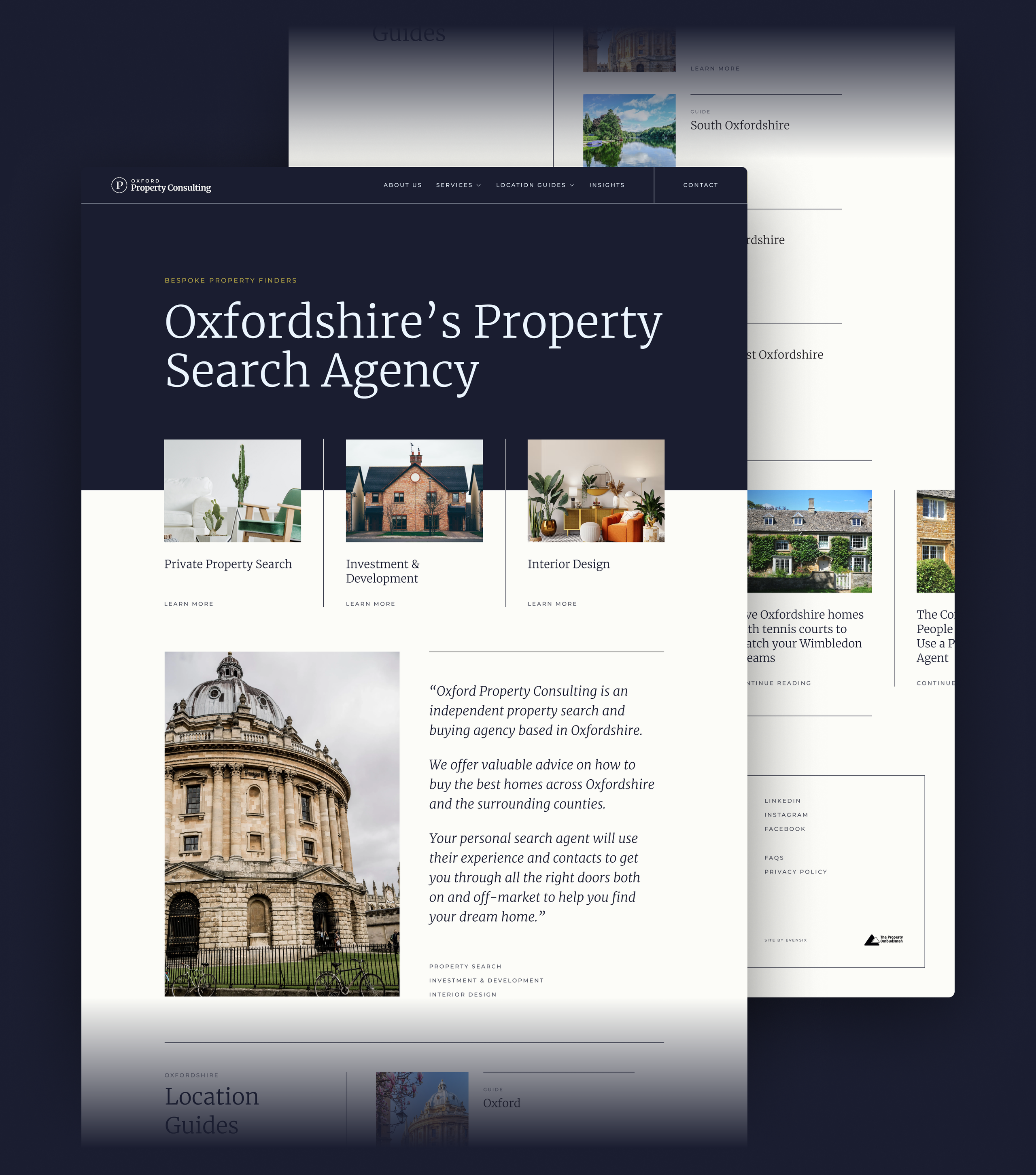 evensix Oxford Property Consulting Homepage