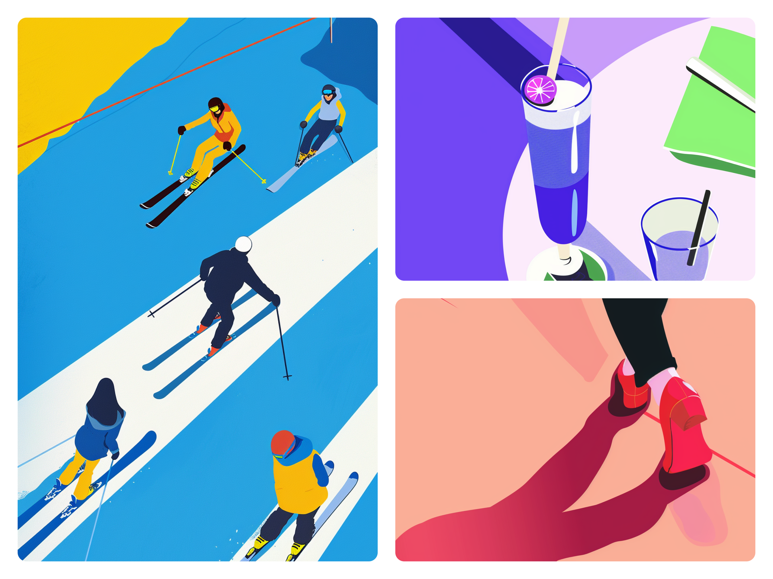 My-MK City Centre Brand Illustrations Grid