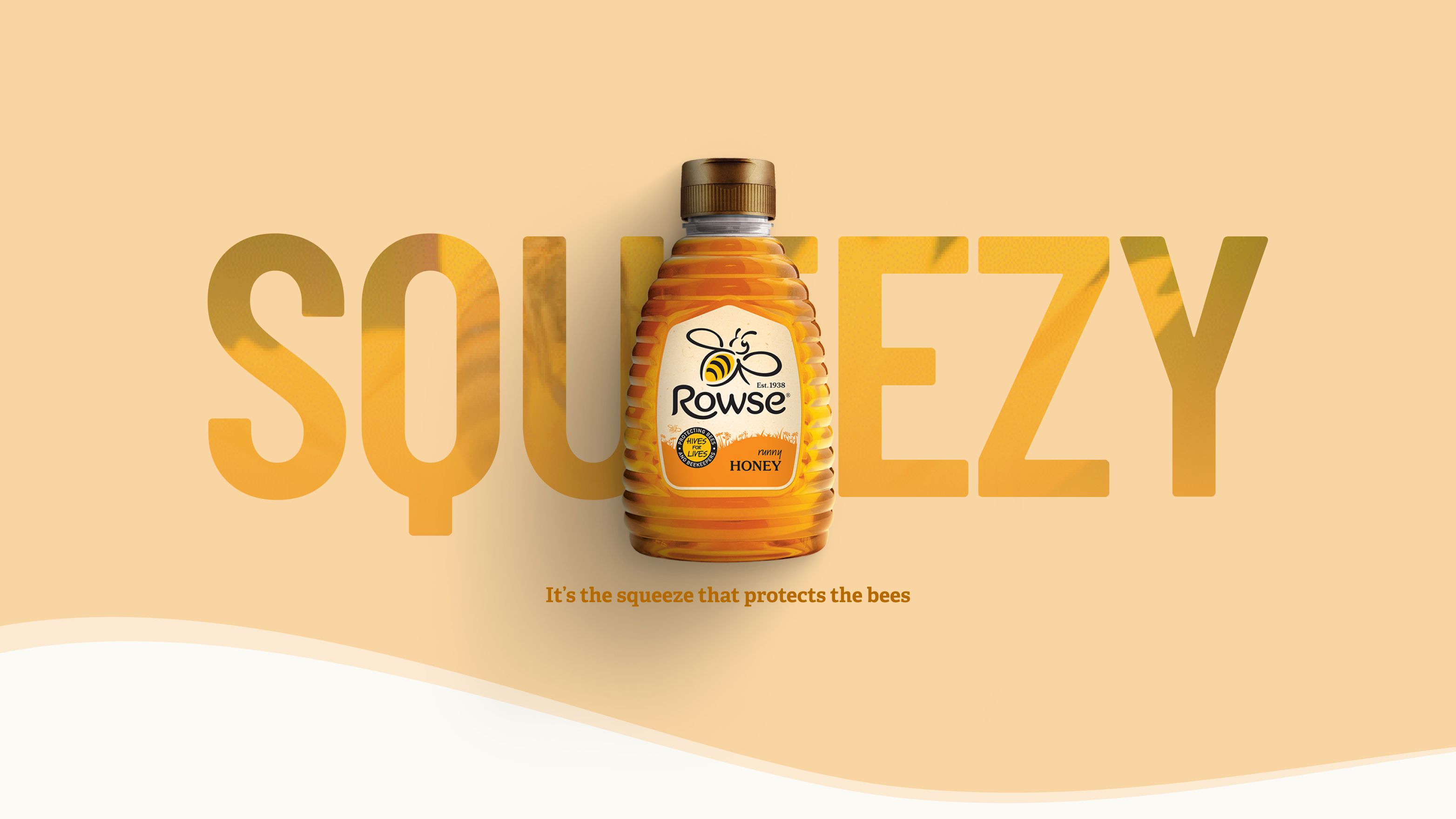 Rowse Honey product page hero for Squeezy