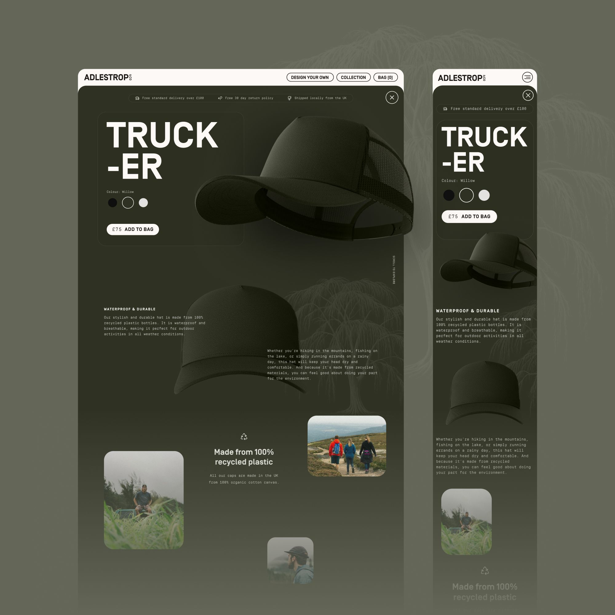 Layout of a responsive web design by evensix