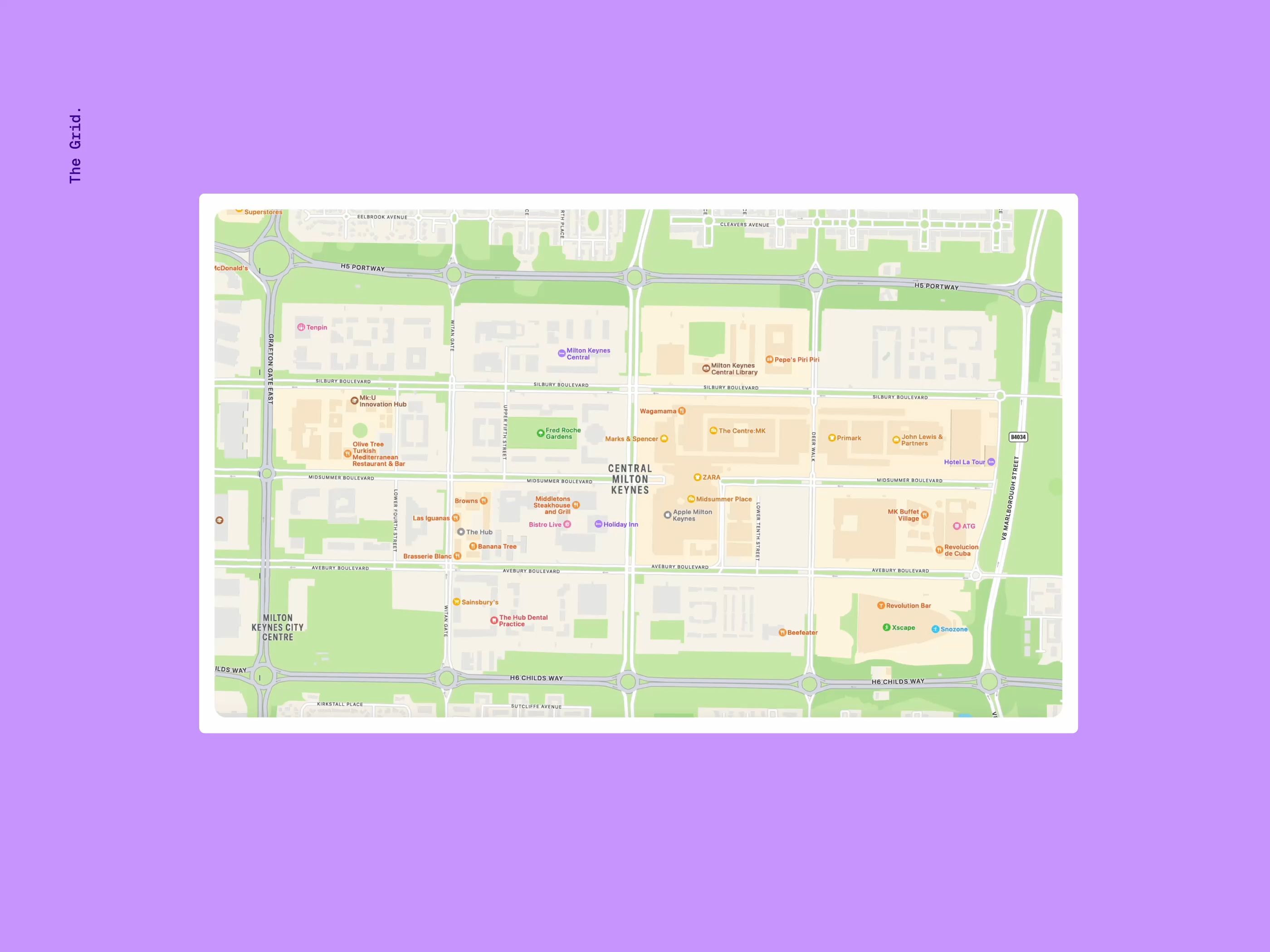 My-MK City Centre Brand Map