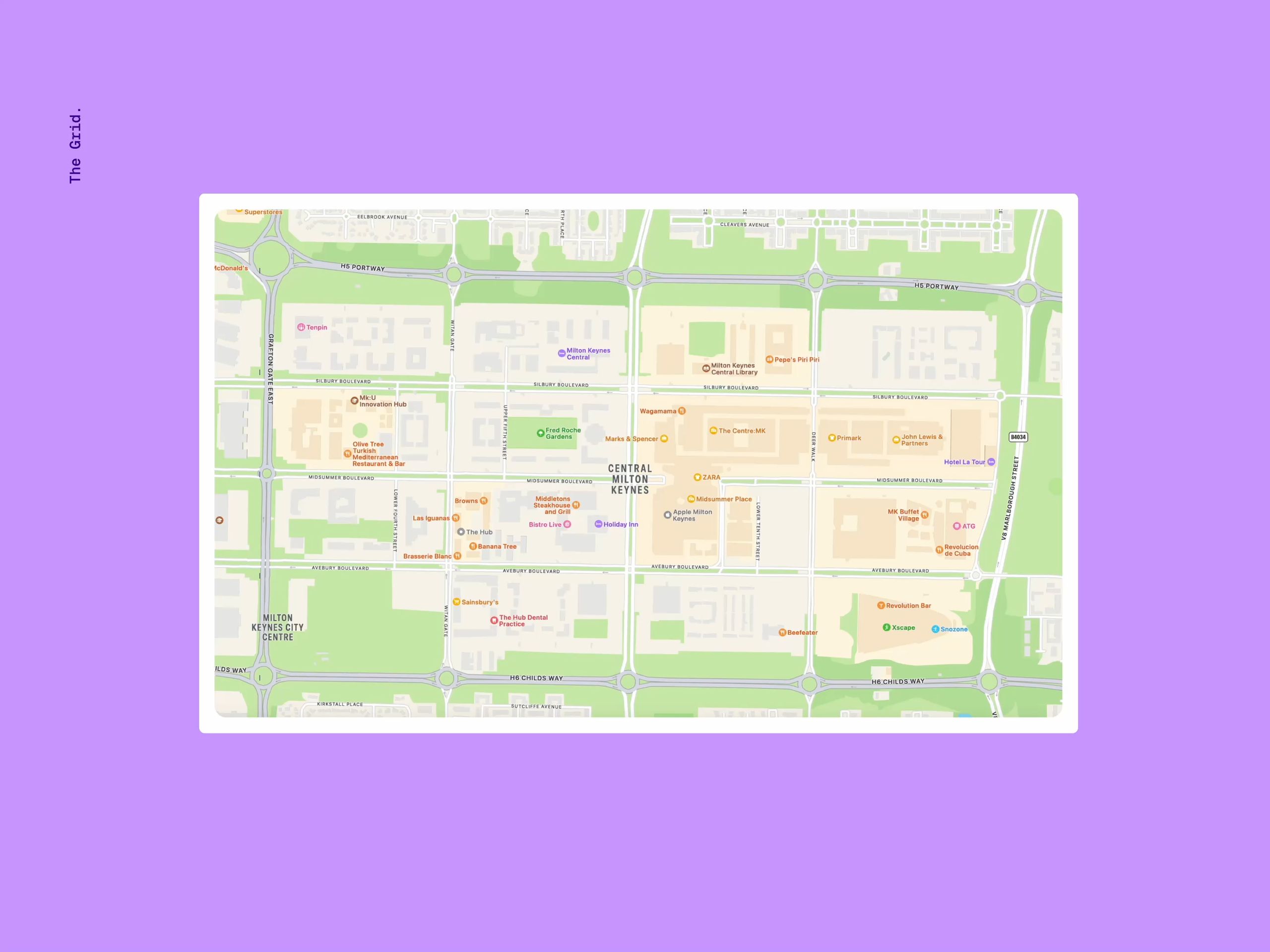 My-MK City Centre Brand Map