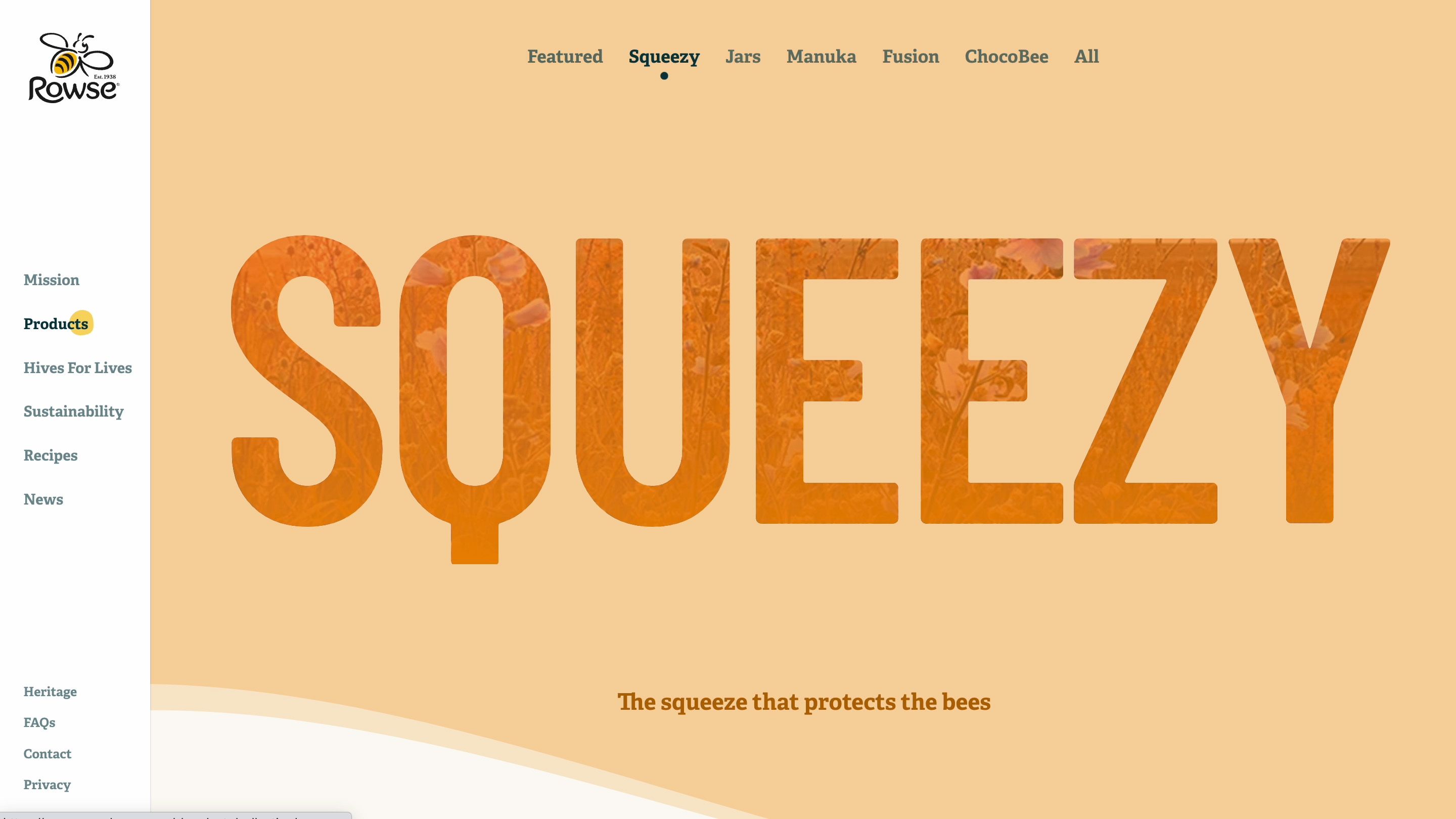 Rowse recipe page scroll through