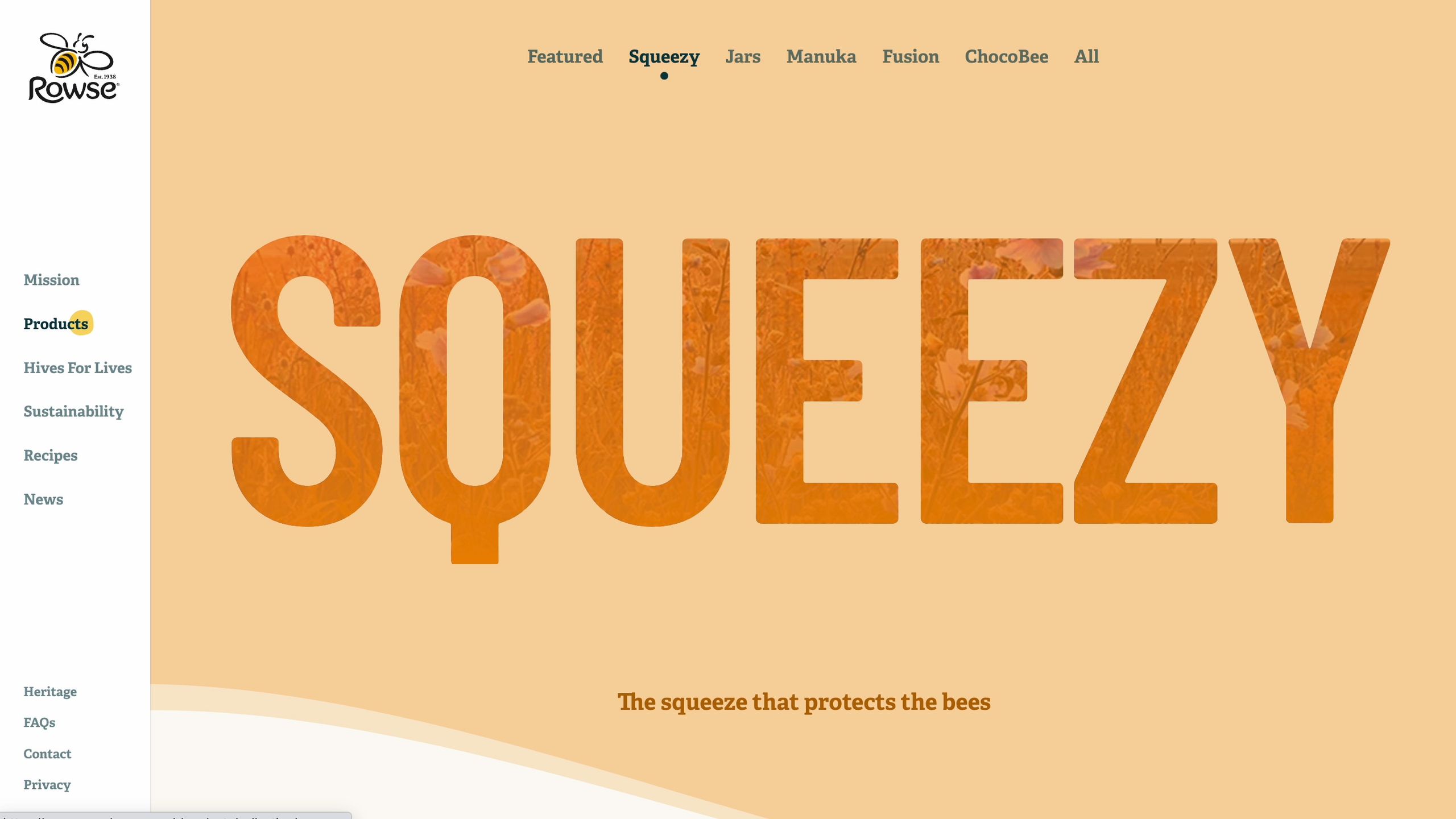 Rowse recipe page scroll through