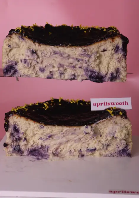 Burnt Cheesecake Blueberry Bliss 22cm