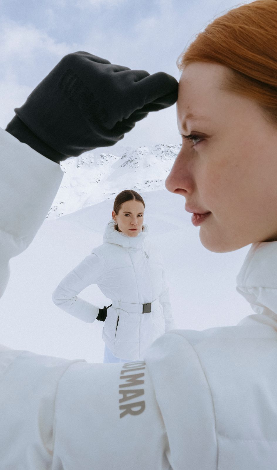 Shooting due donne sulla neve